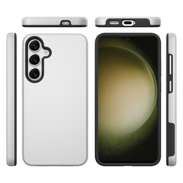 Samsung Galaxy S24 Plus Compatible Case Cover With Shockproof Rugged Design - Rose Gold